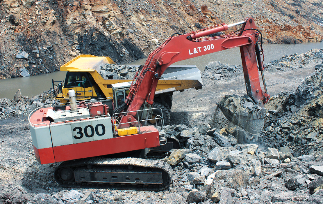 L&T 300 Hydraulic Excavator-Backhoe