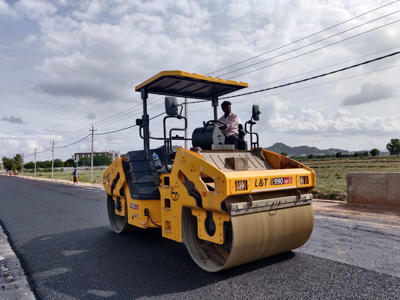Road rollers utilisation at National Highway Projects
